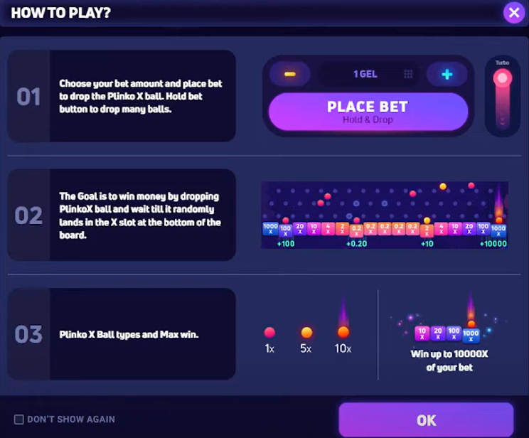 Правила игры в Plinko онлайн